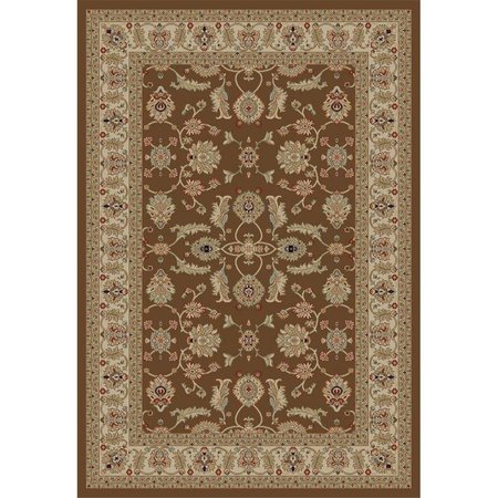 CONCORD GLOBAL 6 ft. 7 in. x 9 ft. 3 in. Jewel Antep - Brown 44486